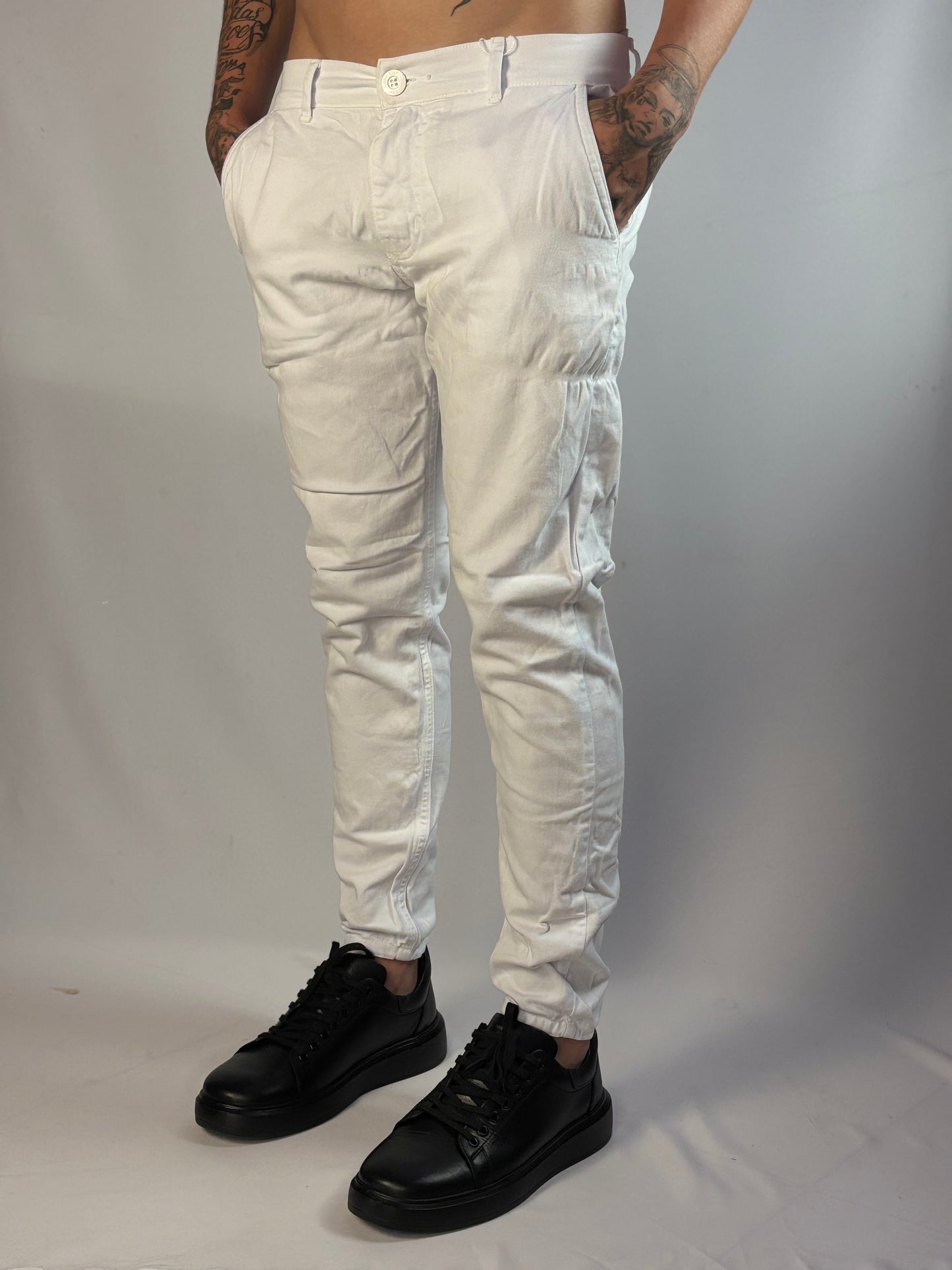 Calça X Alfaiataria| Super Skinny -  White