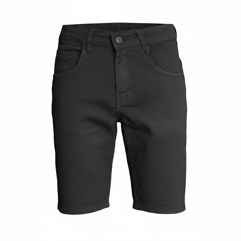 Bermuda Jeans ELLUS | Sarja Soft - Black Onyx