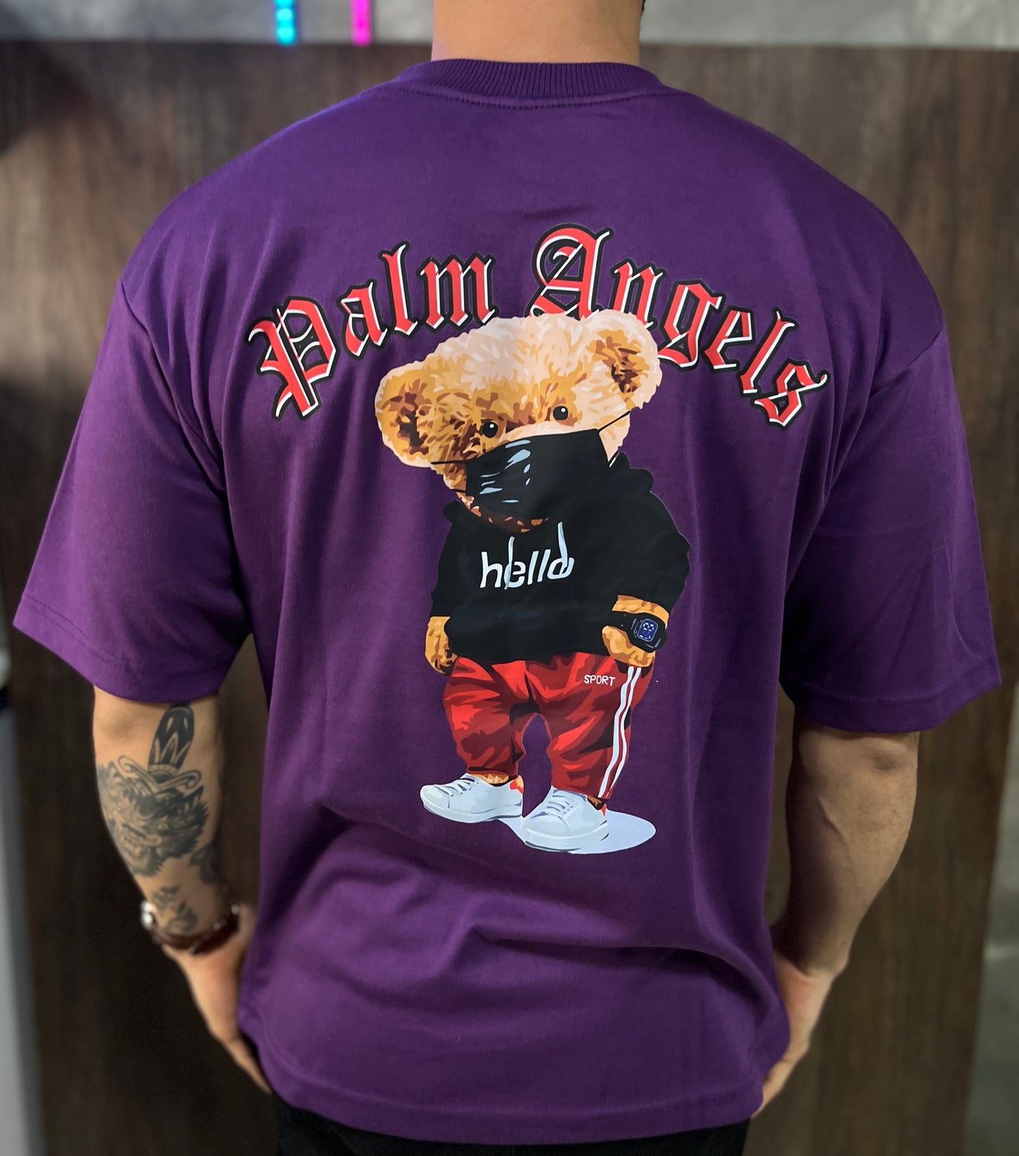 Oversized Palm Angels | Wide Presence - Purple Vibe
