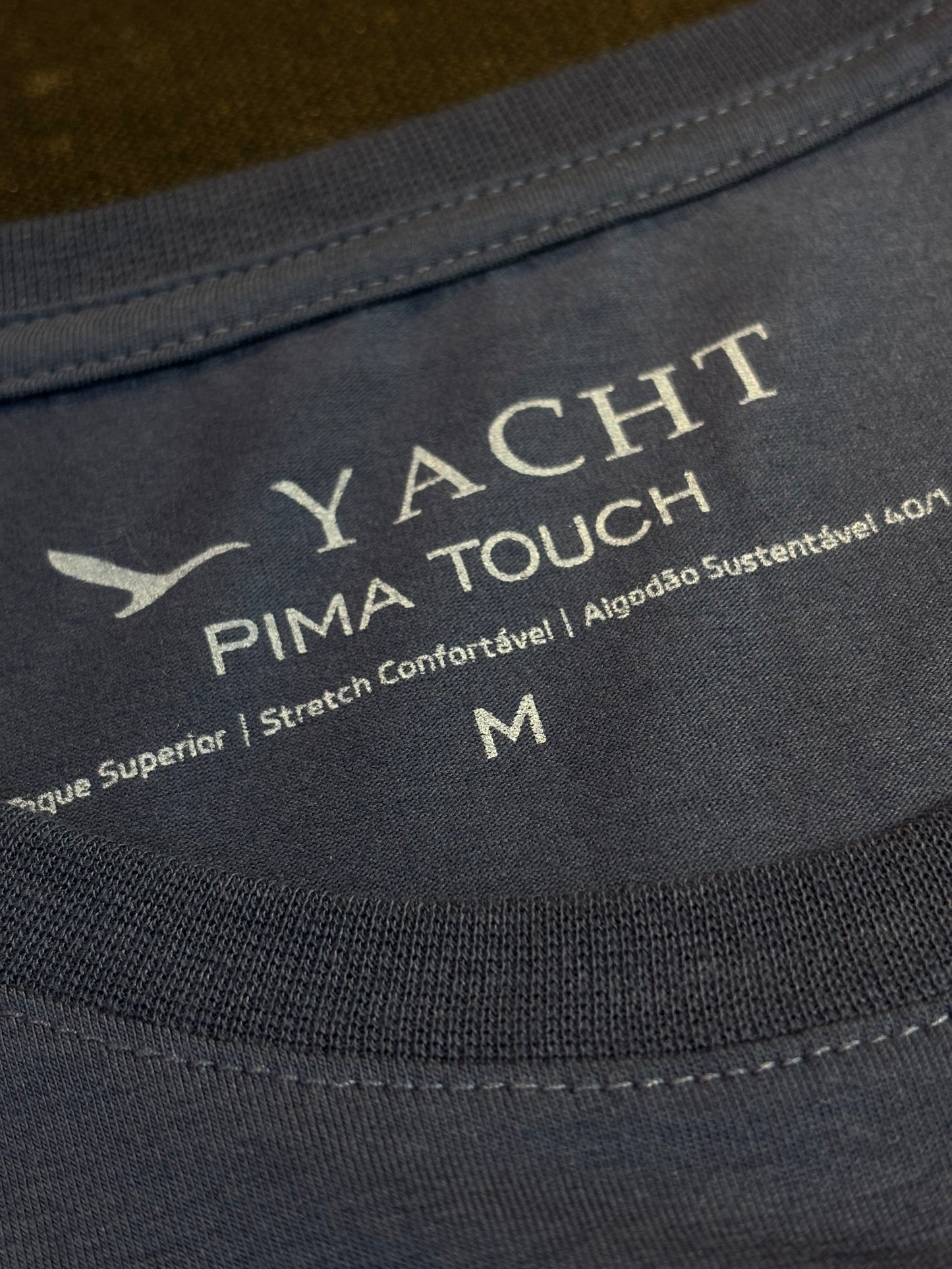Camiseta Yacht Pima Touch Azul