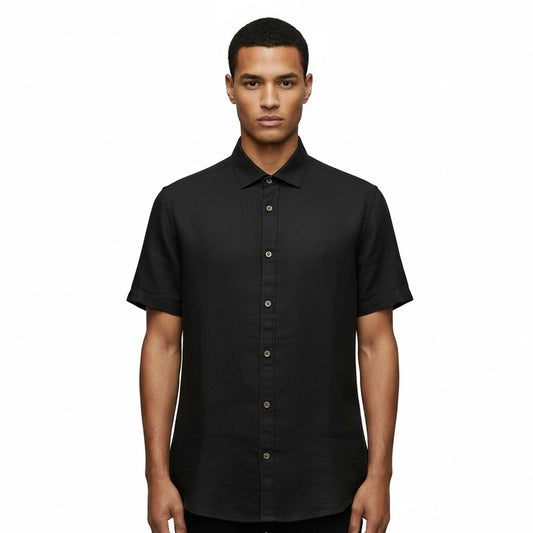 Camisa Ralph Lauren | Casual Linho - Black Onyx