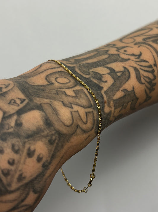 Pulseira Piastrine | Banhado a Ouro 3 anos de garantia