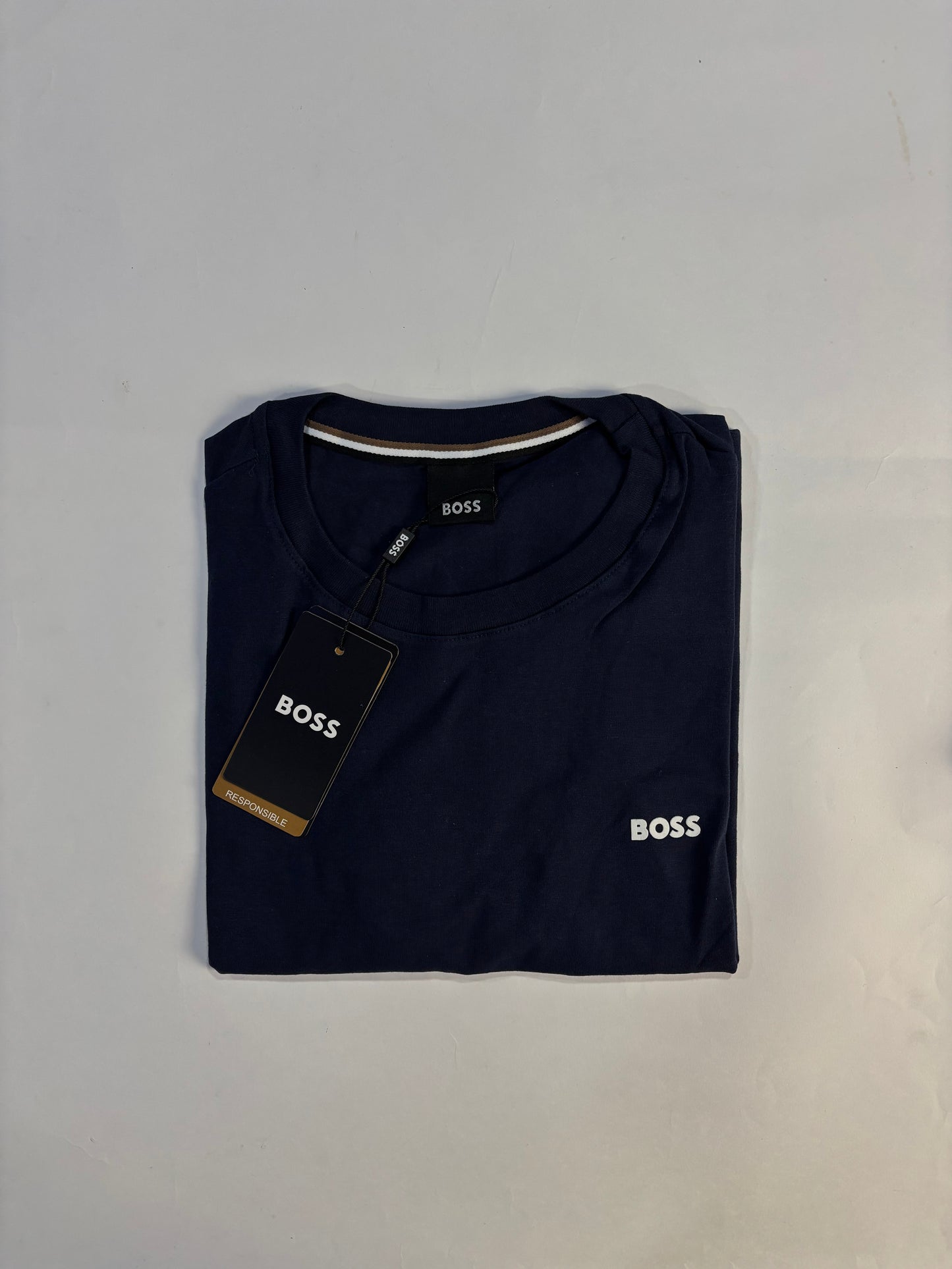 T-Shirt Boss| Tee Special Cotton Pima - Azul Marinho