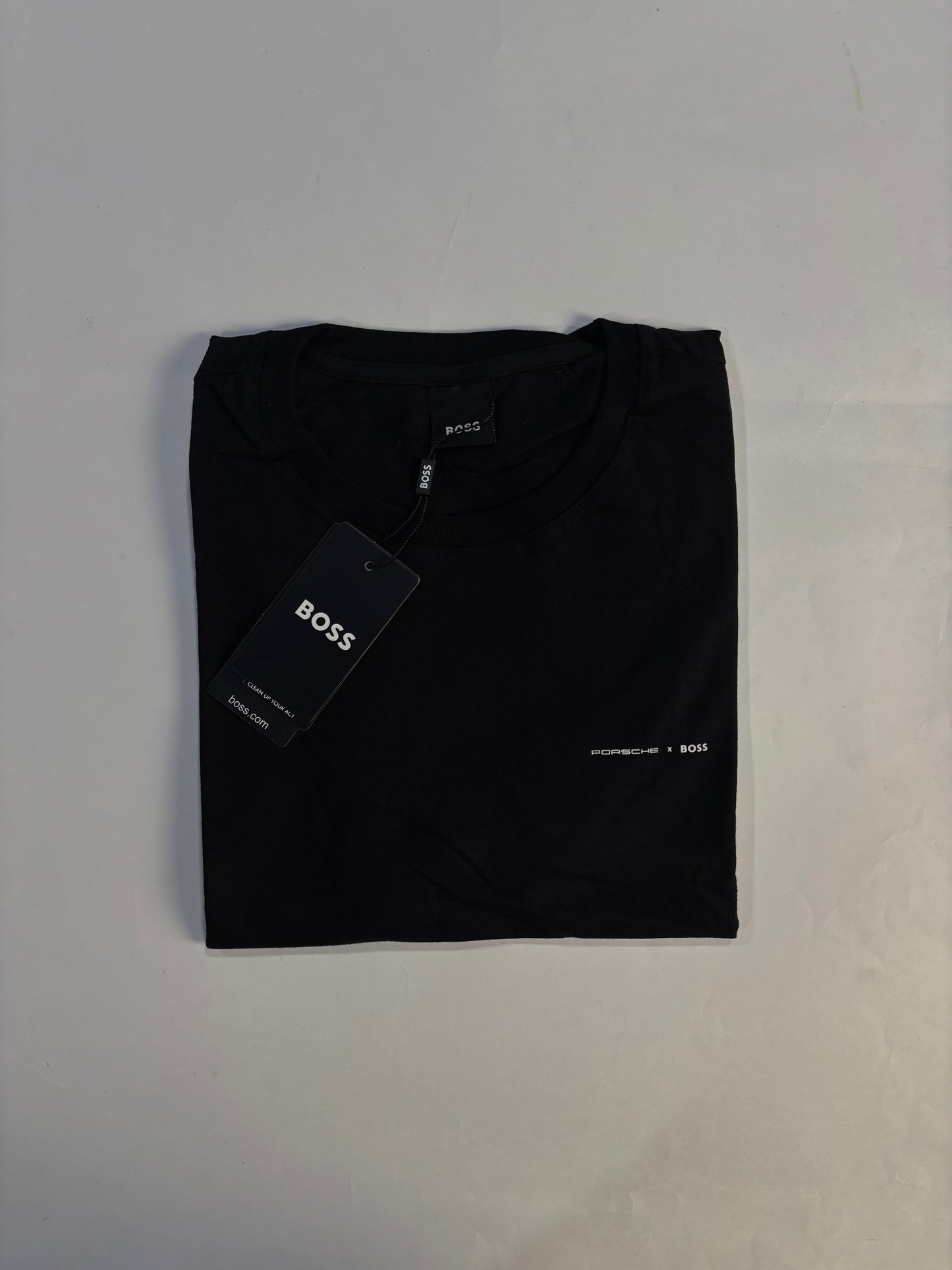 T-Shirt Boss| Tee Special Cotton Pima - Porsche Noite