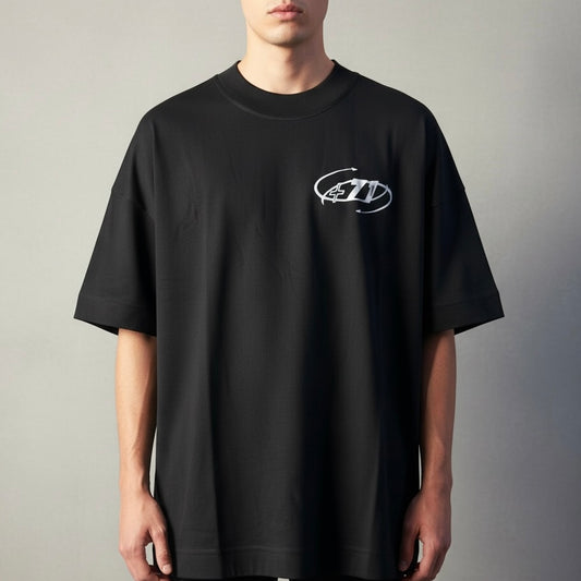 Camiseta Oversized | +71 Positive Clothing | Preta