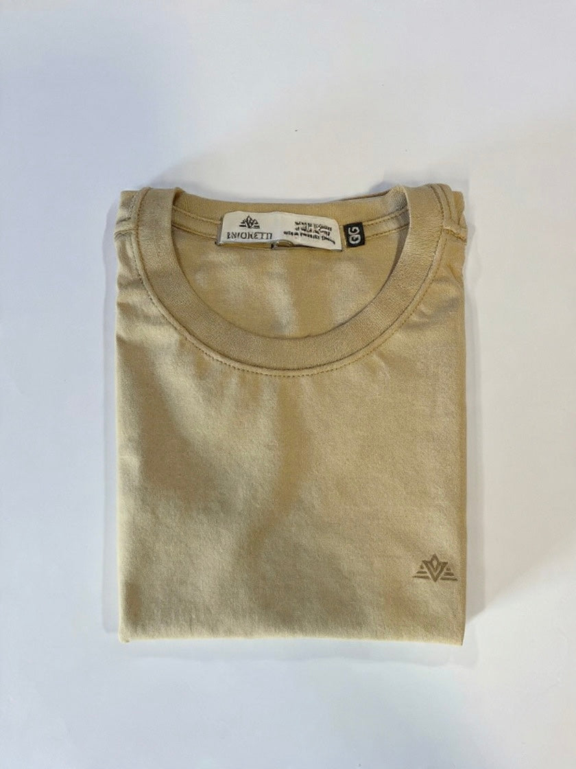 T-Shirt Favoretti | Cotton Fav - Flag Monocromática De La Crème