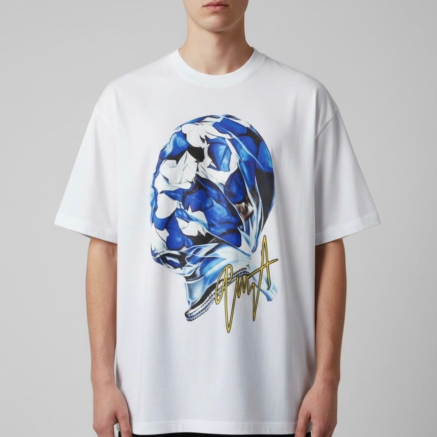Camiseta Oversized | +71 Gunna | Branca