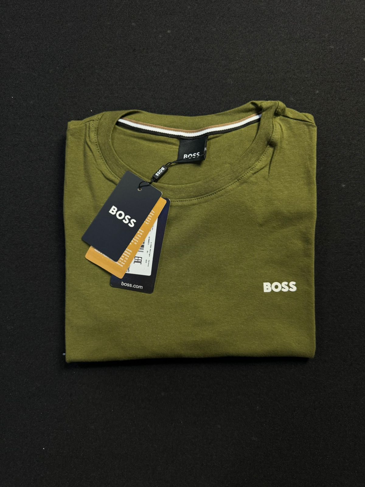 Camiseta Boss | Pima Cotton - Verde Musgo