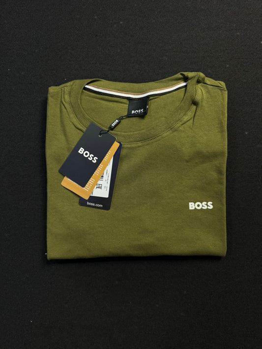 Camiseta Boss | Pima Cotton - Verde Musgo