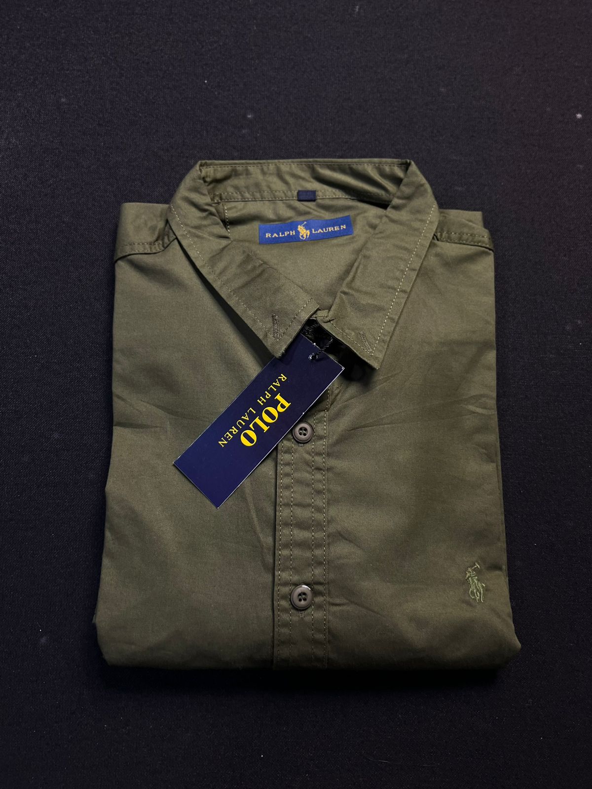 Camisa Social Polo Ralph Lauren| Drop Sarja High Perfomance - Olive Force