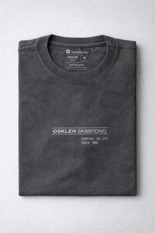 Camiseta Osklen | Regular Stone - Cinza Tempestade
