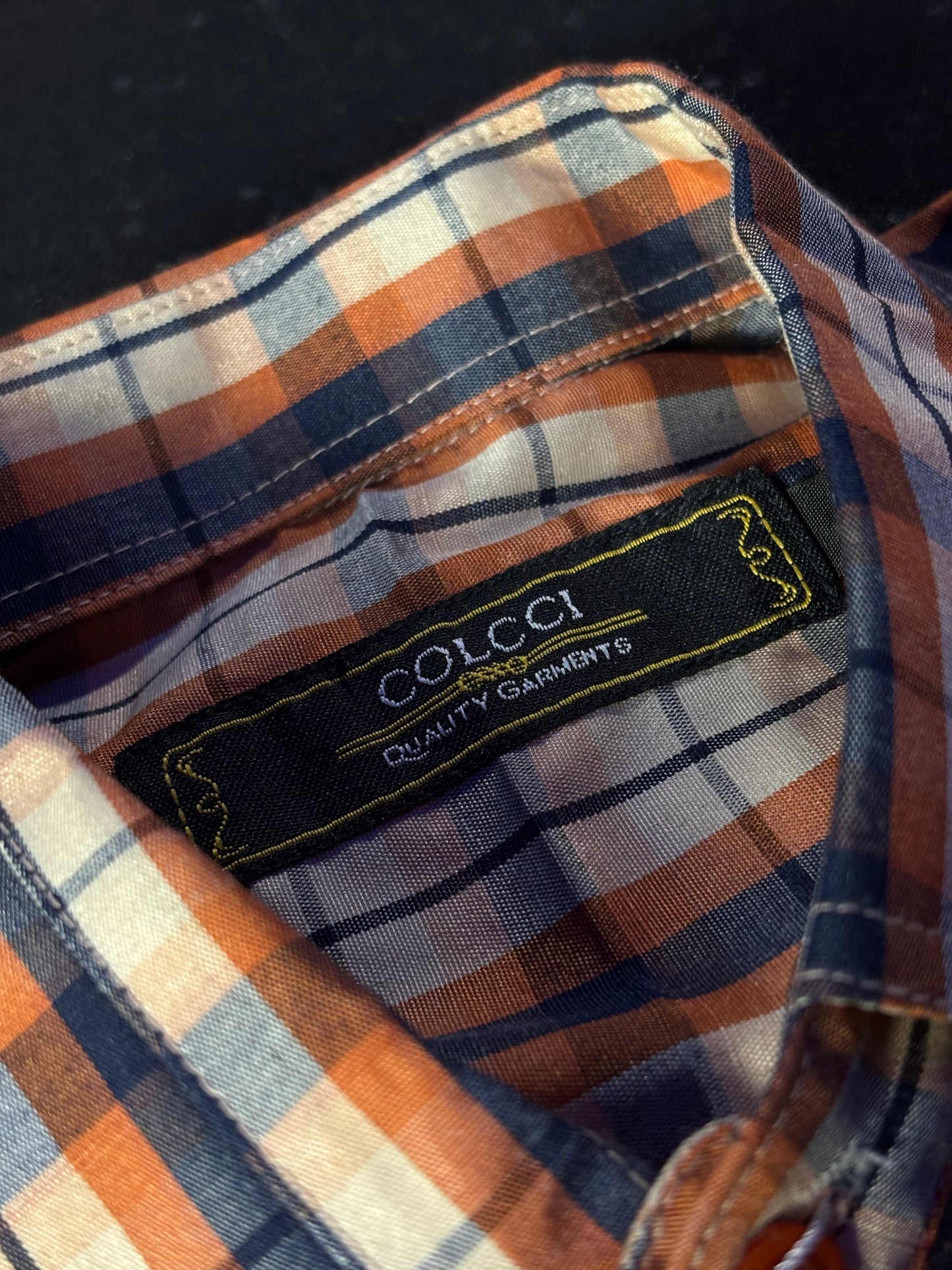 Camisa CCI | Casual - Cream & Orange