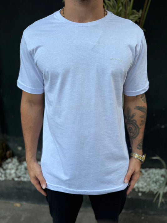 CAMISETA CALVIN KLEIN| Básica Essencial -Branca