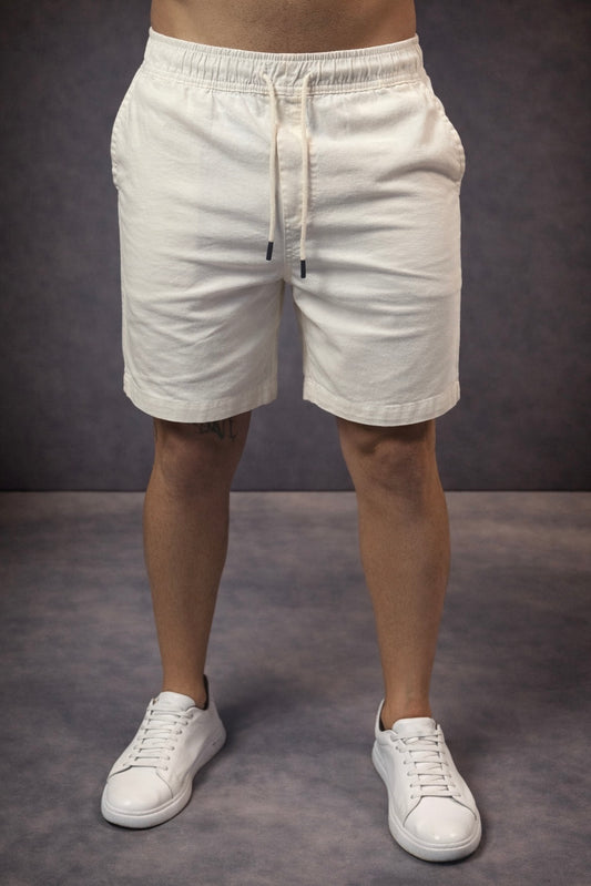 Short Casual Favoretti | Linho natural Flow