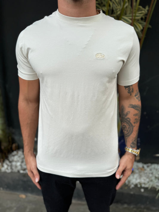 CAMISETA PERUANA LACOSTE CREME