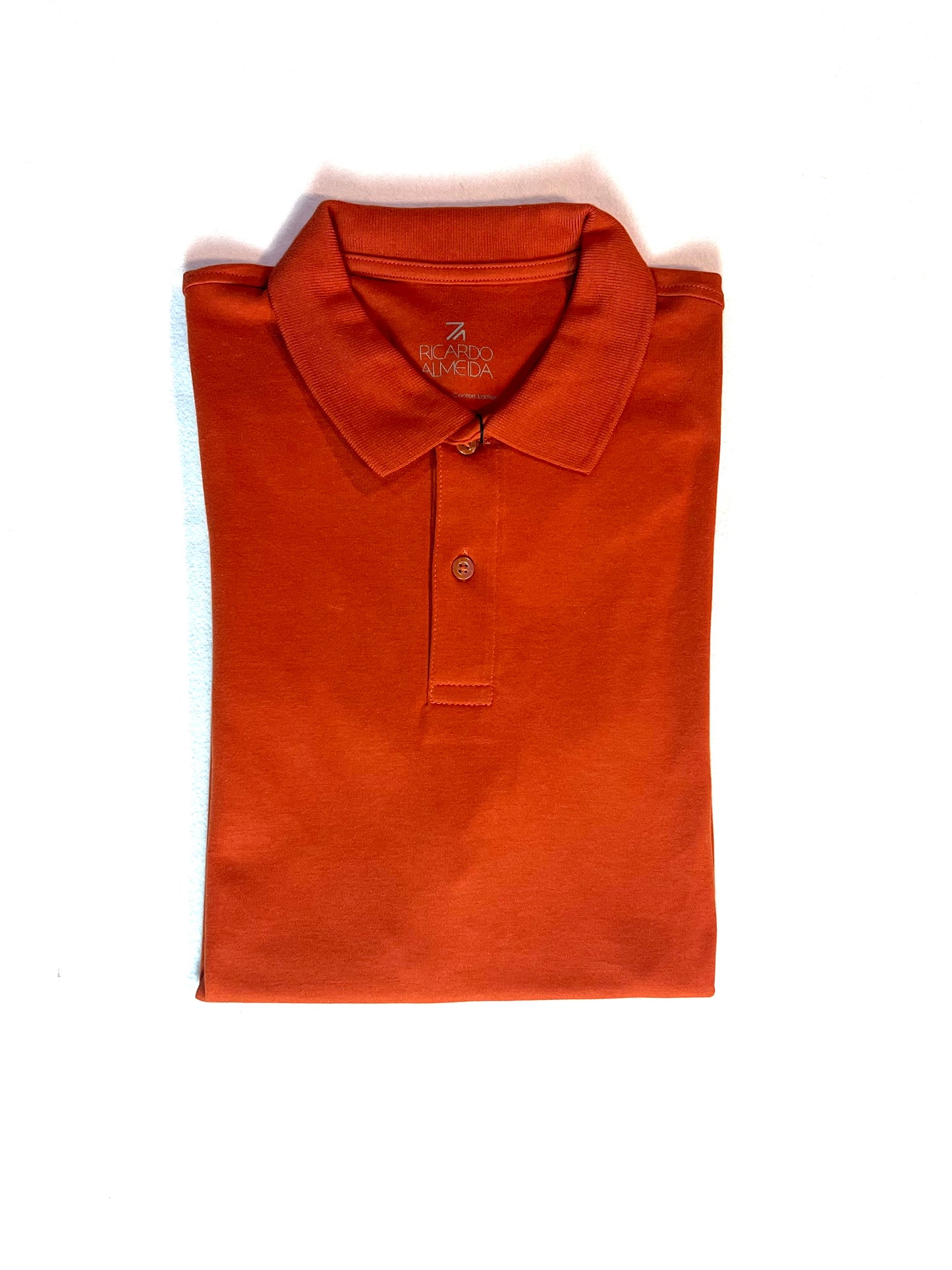 Camisa Polo Ricardo A Laranja Escuro