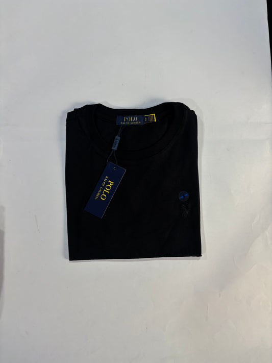 T-Shirt Ralph Lauren | Tee Special Cotton Pima -  Preto Noite Monocromático