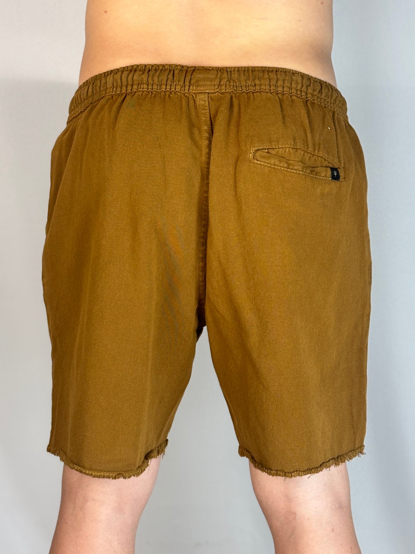 Short Casual Osklen | Sarja natural Flow - Caramelo
