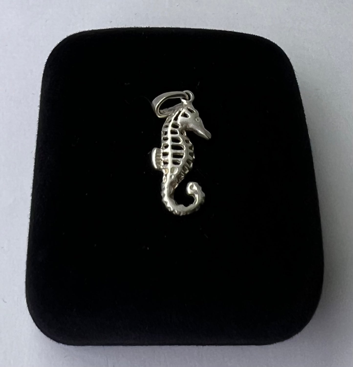 PINGENTE CAVALO MARINHO PRATA