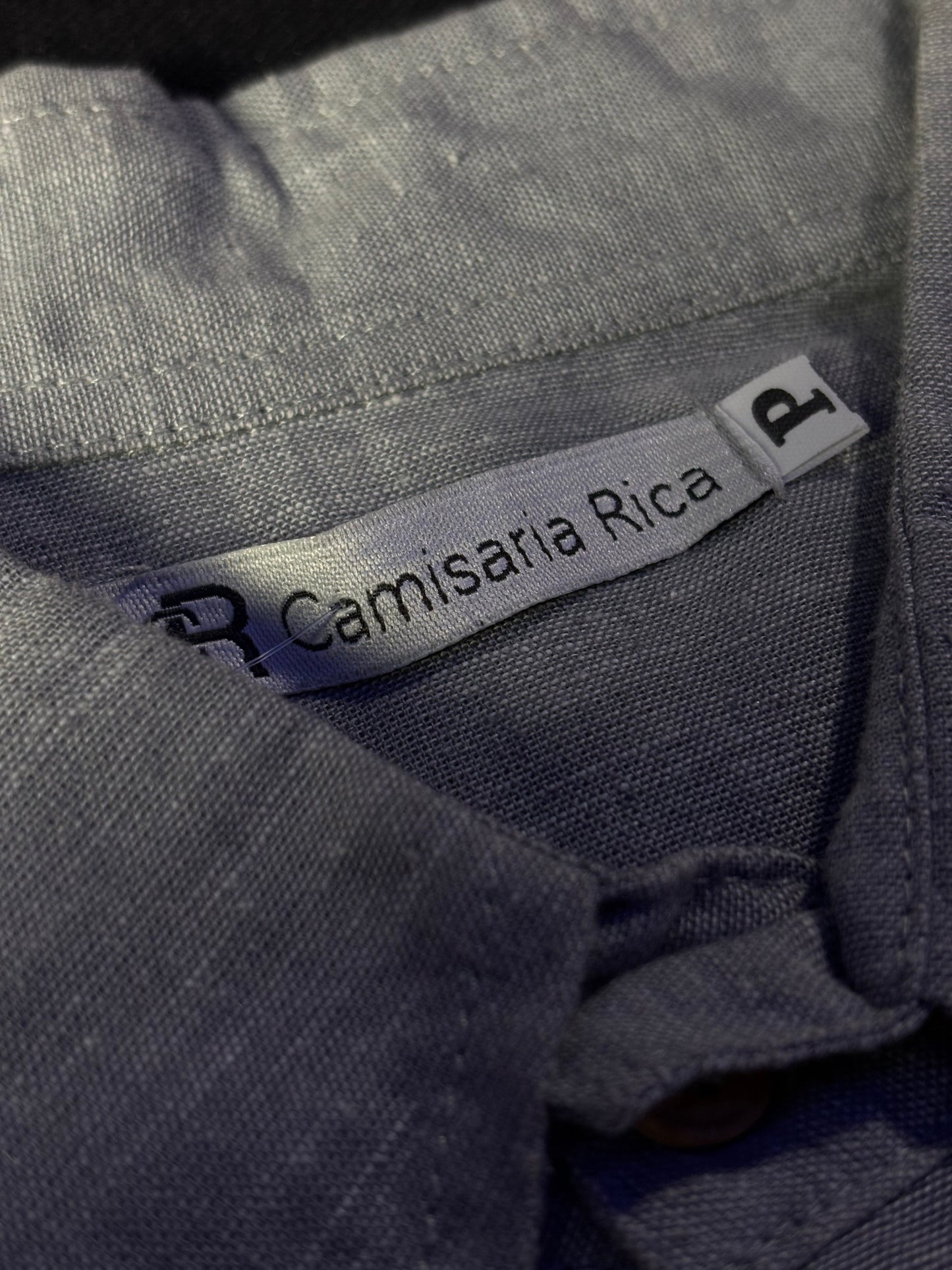 Camisa Rica | Casual Viscolinho - Graphite