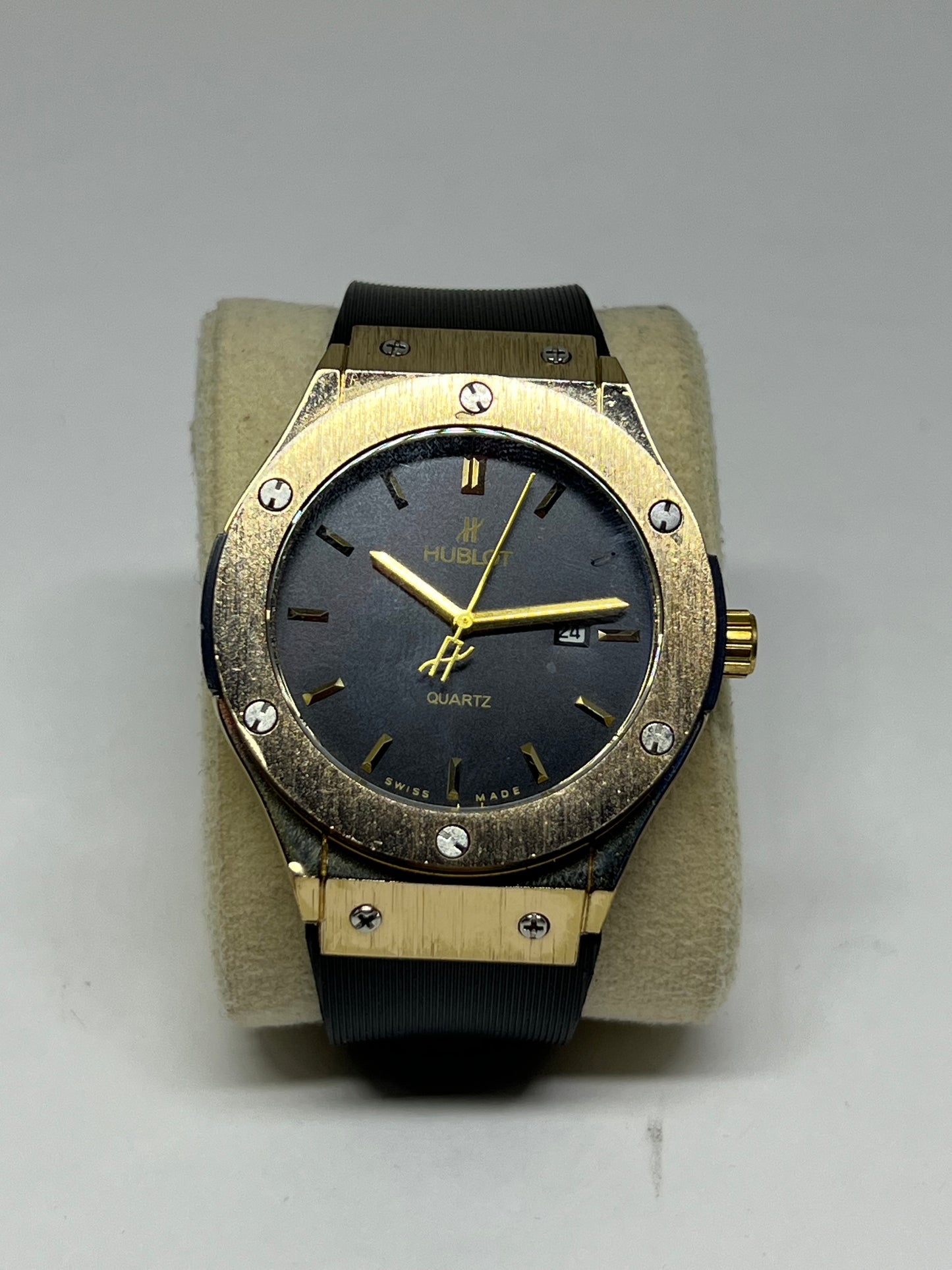 RELÓGIO HUBLOT PRETO CAIXA PRETA