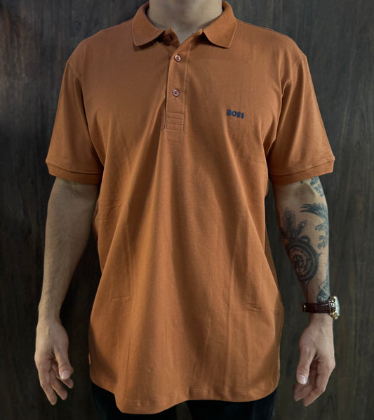 Gola Polo Boss | Clássica - Marrom Uísque