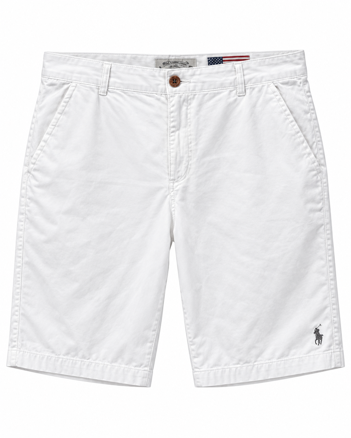 Bermuda Alfaiataria Ralph Lauren Branca