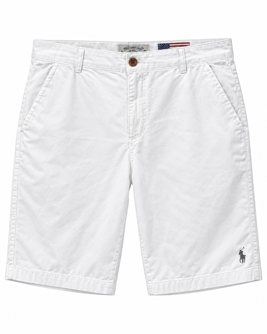 Bermuda Alfaiataria Ralph Lauren Branca