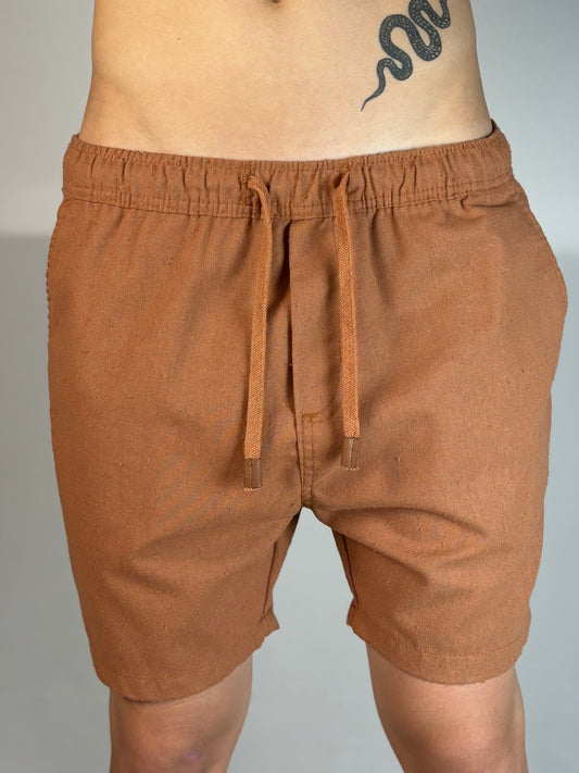 Short Casual Polo Ralph Lauren | Linho Natural Flow - Cáqui