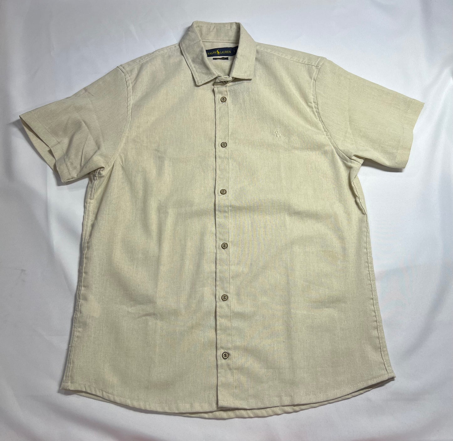 CAMISA DE BOTÃO LINHO RALPH OFF
