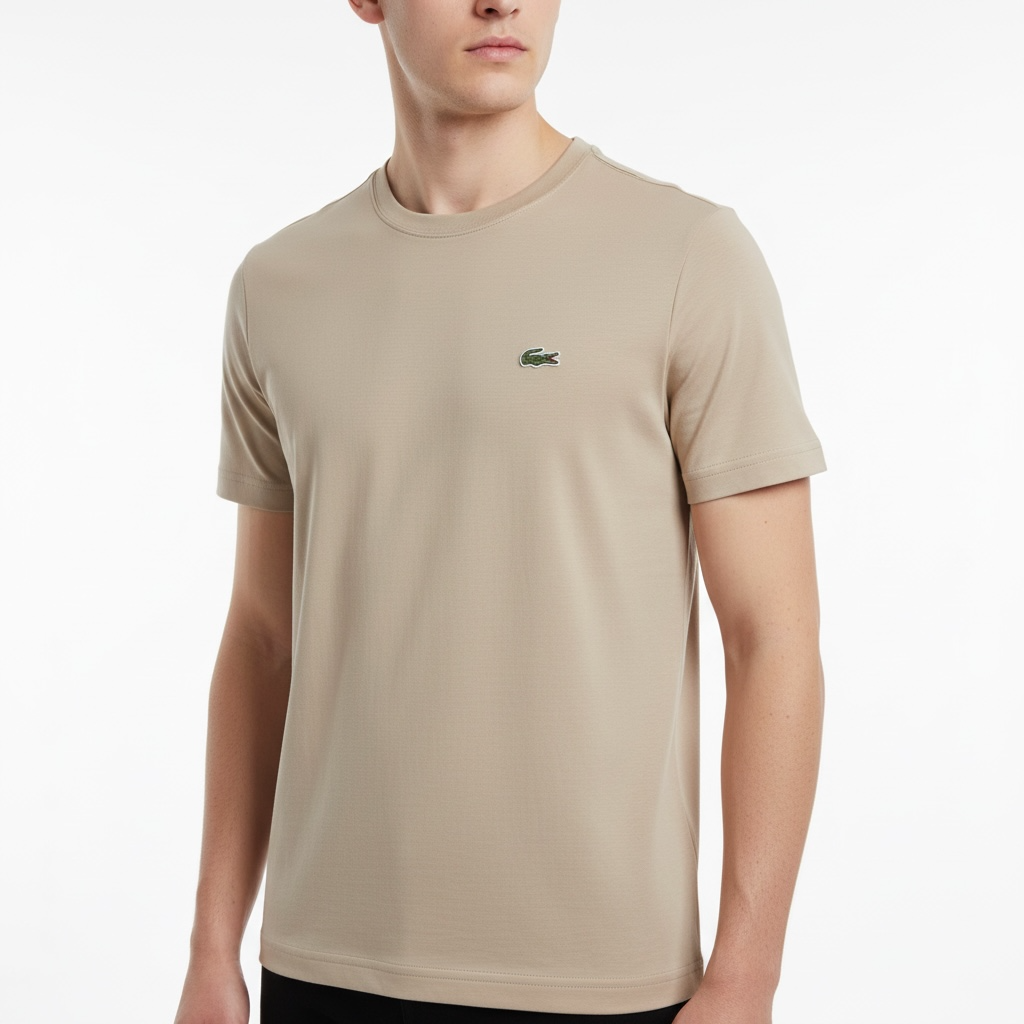 Camiseta Lacoste | Peruana Legítima- Desert Cream