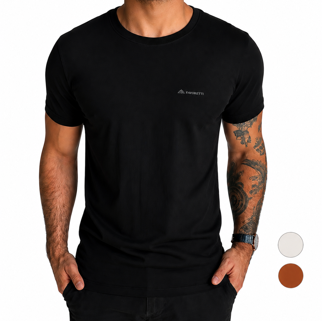 T-Shirt FAVORETTI Essenza FAV CLÁSSICA MONOCHROME
