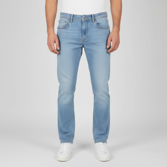 Calça Favoretti | Skinny New Fit - Ice Blue Vintage Favø