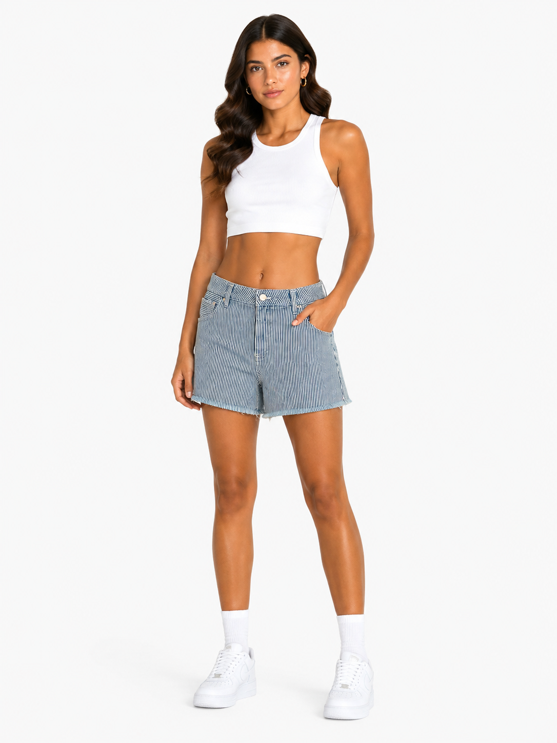 ATUALIZADA Short Jeans Jade Listrado 006.11.00078