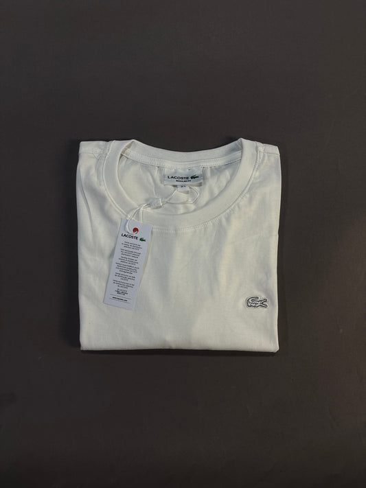T-Shirt Lacoste | Tee Genuine Cotton Tanguis Pima - Nuvem Monocromática