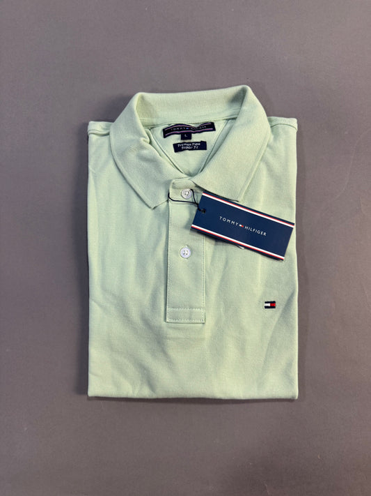Camisa Polo Tommy Hilfiger | Piquet - Hortelã
