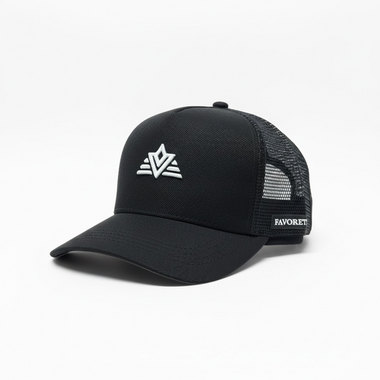 Boné Favoretti | Trucker cap - Black Onyx