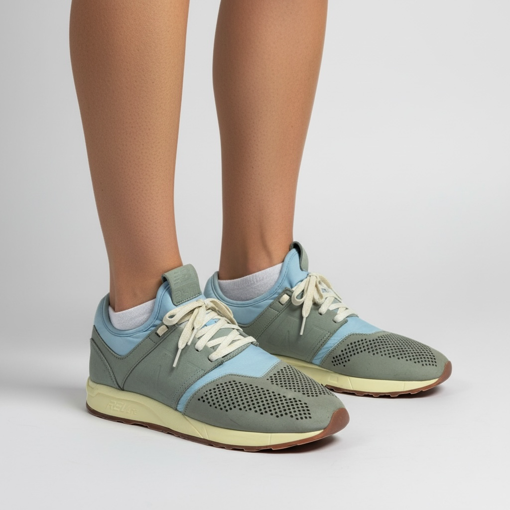 Tênis New Balance 237 | Casual Feminino Retrô – Azul Ice