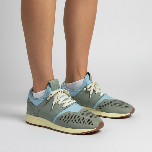 Tênis New Balance 237 | Casual Feminino Retrô – Azul Ice