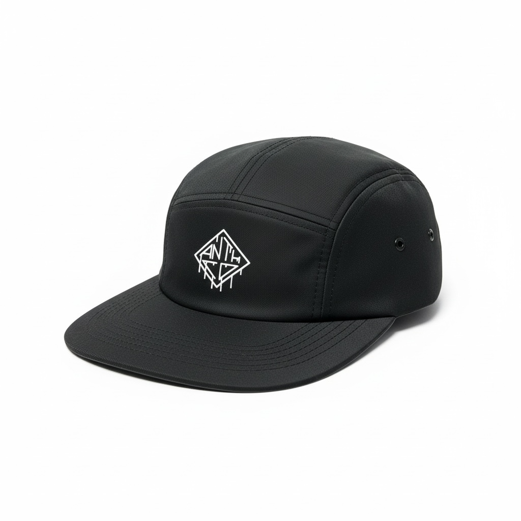 Boné Anth-Co | Five Panel - Soft Black