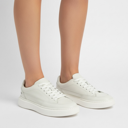 Tênis Boss Classic | Casual Premium Leather – White Pure