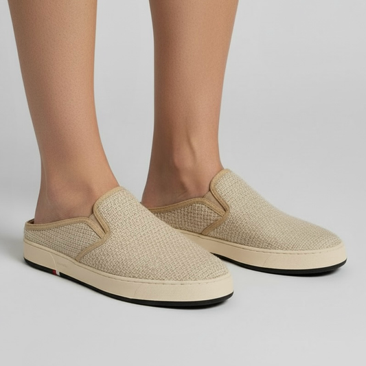 Mule OSK | Casual Handmade Trama Natural - Sand Beige