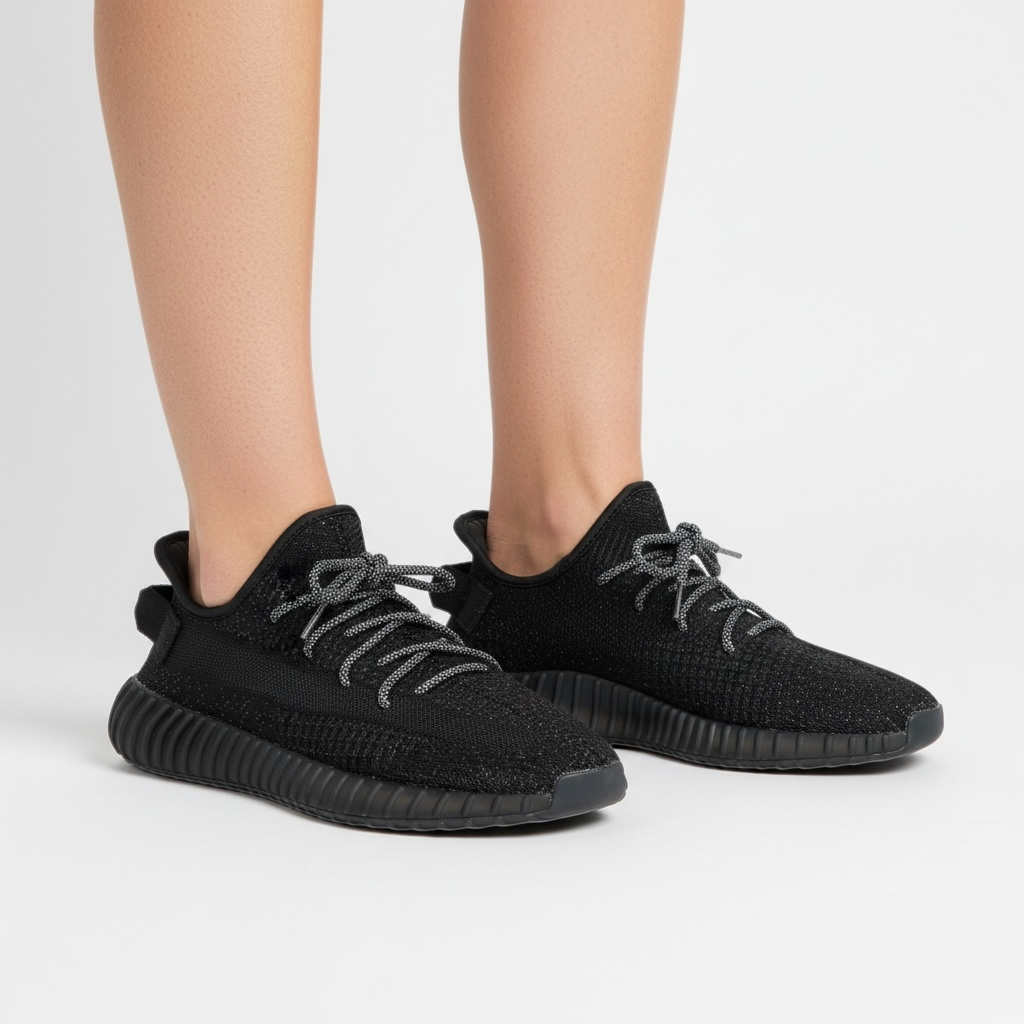Tênis Adidas Yeezy Boost | Street Premium Knit – Triple Black