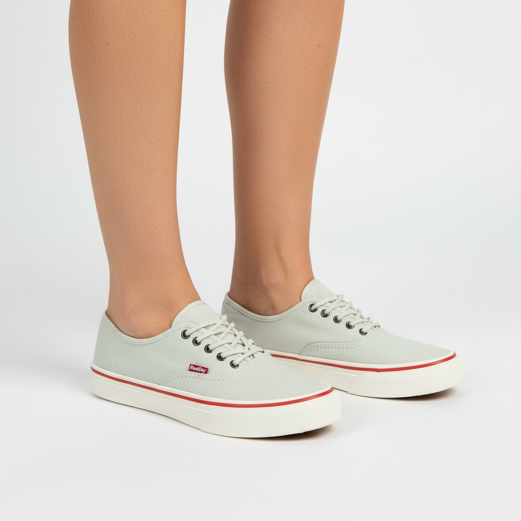 Tênis Redley Originals | Casual Street Canvas - Vanilla Light Gray Edition