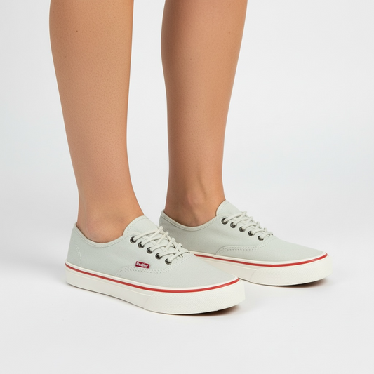 Tênis Redley Originals | Casual Street Canvas - Vanilla Light Gray Edition
