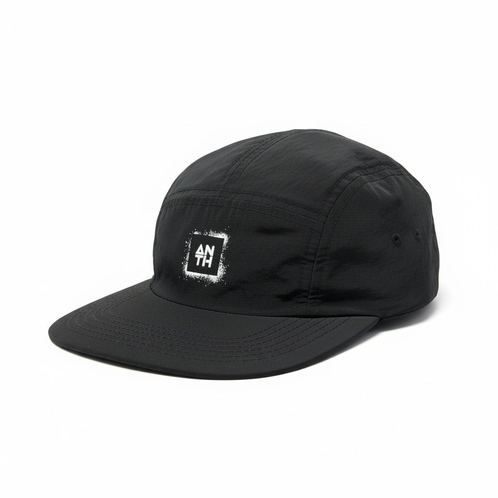 Boné Anth-Co | Five Panel - Soft Black