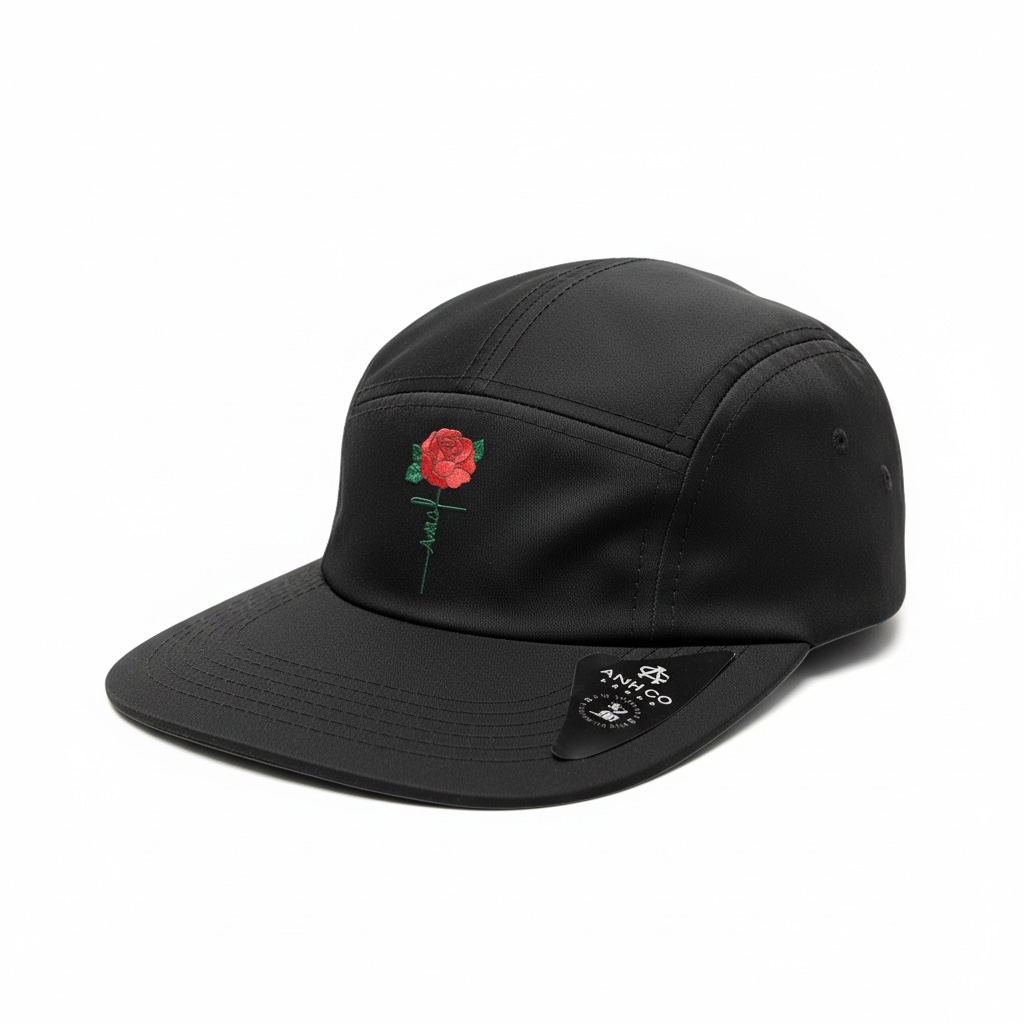 Boné Anth-Co | Hat Flower - Soft Black