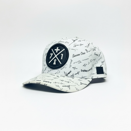 Boné +71 Clothing | Snapback - White Assinature