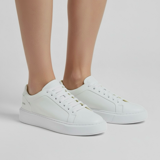 Tênis Boss | Casual Premium Leather - White Snow