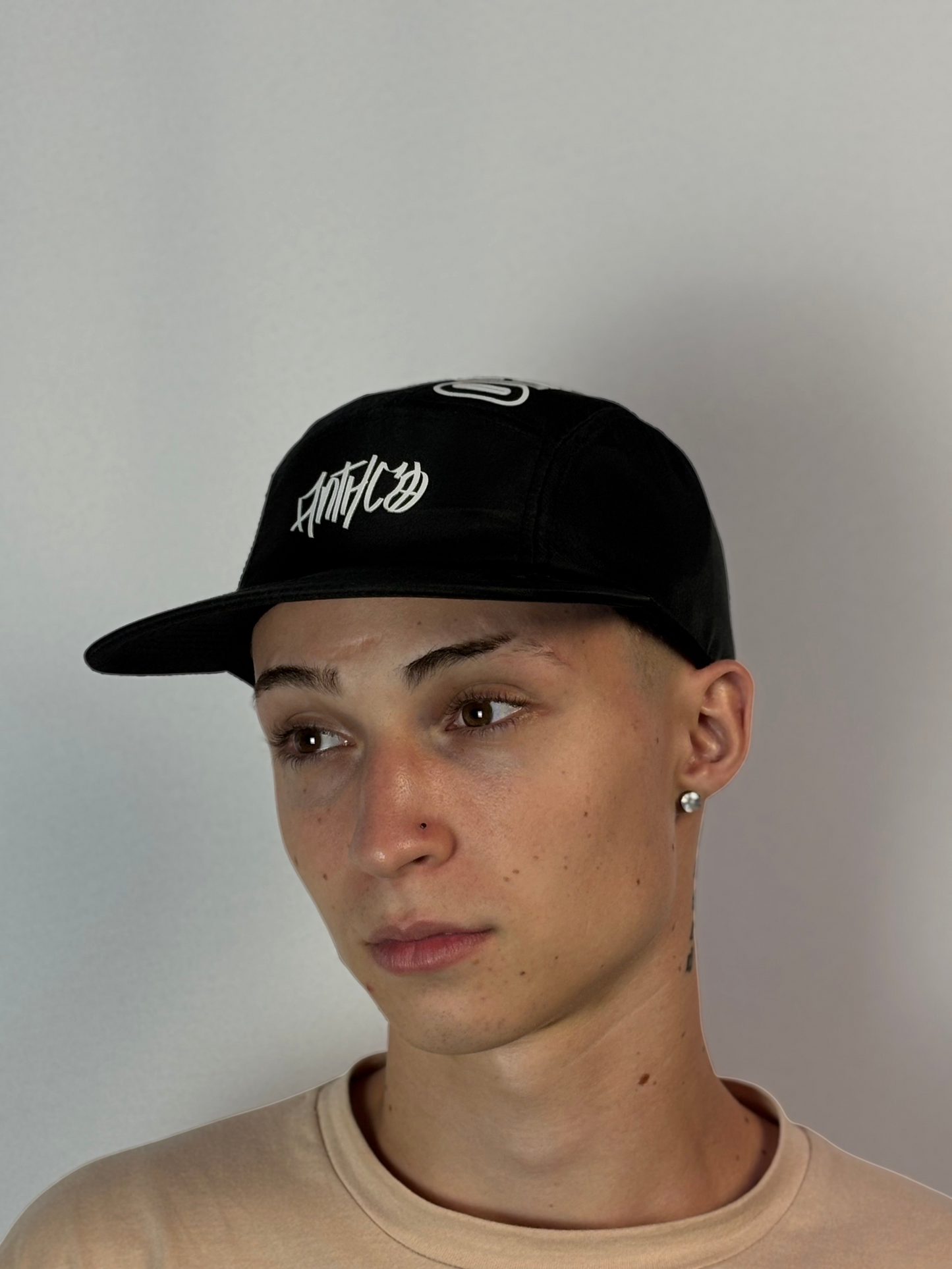 Boné Anth-Co | Hat Head Detail - Black